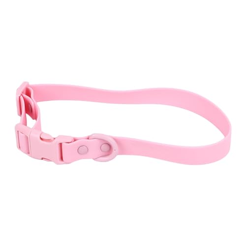 Hundehalsband, Bequemes PVC-Hundehalsband, Wasserdicht, Rostbeständig, Leicht, Leicht zu Reinigen, Verstellbar für Haustiere (31–50 cm/12,2–19,7 Zoll verstellbar) von LJCM