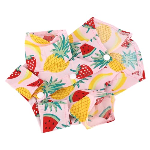 LJCM Hunde-Sommer-Shirt, Modisches, Waschbares, Bequemes Haustier-Sommer-T-Shirt aus Polyester, Hautfreundlich für Welpen Im Freien (L) von LJCM