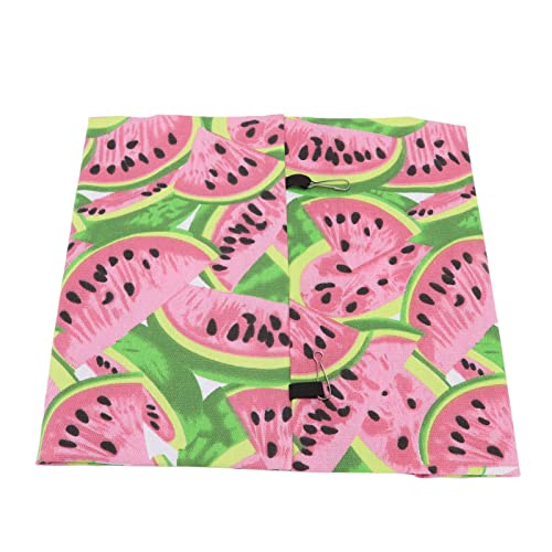 Vogel-Kuschelhütte, Papageien-Hängematte, Wassermelonen-Muster, Strapazierfähiges Segeltuch, Leicht zu Reinigen, Sicher Zum Ausruhen (29 * 19 * 21CM) von LJCM