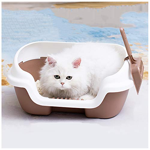 LJJ Katzentoilette Groß Stabiler Abs-Kunststoff Antihaftbeschichtung FüR Bessere Hygiene Und Einfache Reinigung KäTzchen KöNnen Kommen Und Gehen, Wie Es Ihnen GefäLlt LJJ Katzentoilette Groß Stabiler Abs-Kunststoff Antihaftbeschichtung FüR Bessere Hygiene Und Einfache Reinigung KäTzchen KöNnen Kommen Und Gehen, Wie Es Ihnen GefäLlt von LJJ