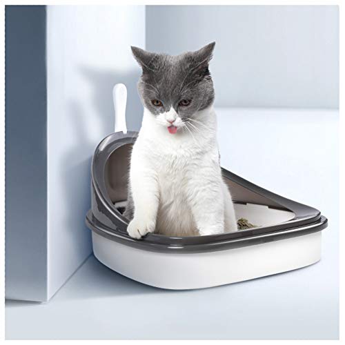 LJJ Katzentoilette Halbgeschlossene Katze Verhindern Sie Das Spritzen Von Katzenstreu Um Das Wachstum Von Bakterien Zu Reduzieren LJJ Katzentoilette Halbgeschlossene Katze Verhindern Sie Das Spritzen Von Katzenstreu Um Das Wachstum Von Bakterien Zu Reduzieren von LJJ