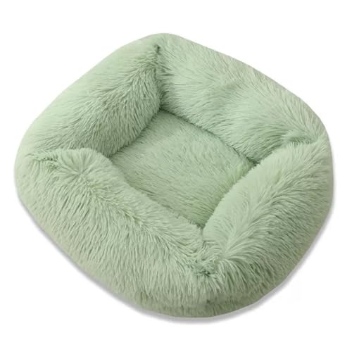 LJWDYS Waschbar Hundebett Katzenbett, Anti-Angst rutschfest Hundekorb Haustierbett Für Katzen Große Mittelgroße & Kleine Hunde (Color : Green, Size : L) von LJWDYS