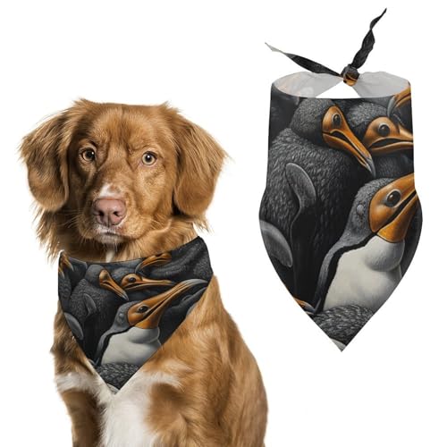 A Group of Penguins Dog Bandana Washable & Adjustable Triangle Scarf, Breathable Pet Scarf for Small Medium Large Pets Cute Fashion Pet Accessory A Group of Penguins Dog Bandana Washable & Adjustable Triangle Scarf, Breathable Pet Scarf for Small Medium Large Pets Cute Fashion Pet Accessory von LKHDS