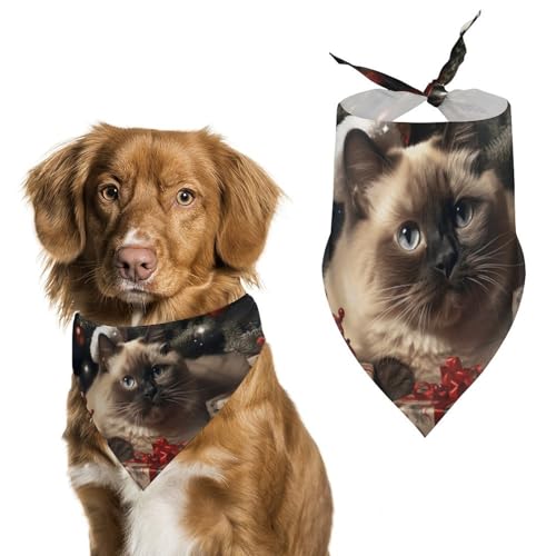 Halstuch für Hunde und Katzen, waschbar, verstellbar, atmungsaktiv, für kleine, mittelgroße und große Haustiere, niedliches modisches Haustierzubehör Halstuch für Hunde und Katzen, waschbar, verstellbar, atmungsaktiv, für kleine, mittelgroße und große Haustiere, niedliches modisches Haustierzubehör von LKHDS