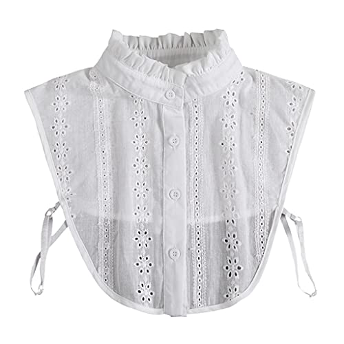 Damen-Spitzenhalsband, einfarbig, abnehmbares Revers, Choker-Halskette, Hemd, falsche C-Geschirre und Leinen für Hunde, Halsbänder für Damen, weißes Halsband für Damen, unterwürfiges Hundehalsband, Damen-Spitzenhalsband, einfarbig, abnehmbares Revers, Choker-Halskette, Hemd, falsche C-Geschirre und Leinen für Hunde, Halsbänder für Damen, weißes Halsband für Damen, unterwürfiges Hundehalsband, von LKIRYUF