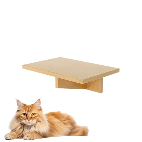 LKPMGOA Katzen-Wandmöbel, Eck-Kletterregal, Sitzstangen, Katzenlaufstege für Die Wand, Frei Kombinierbar, zum Klettern, Spielen, Schlafen, Kratzen(35 * 24cm) von LKPMGOA