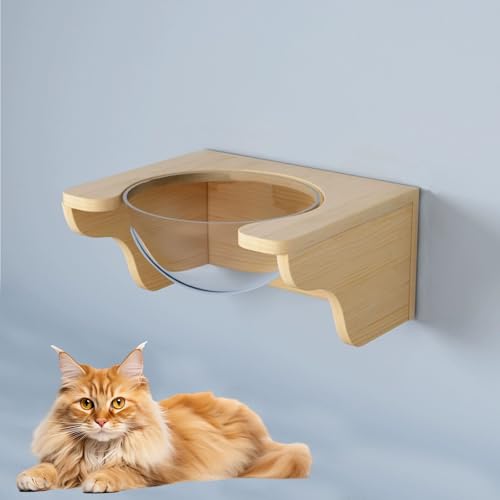 LKPMGOA Katzen-Wandmöbel, Eck-Kletterregal, Sitzstangen, Katzenlaufstege für Die Wand, Frei Kombinierbar, zum Klettern, Spielen, Schlafen, Kratzen(40 * 30cm) von LKPMGOA