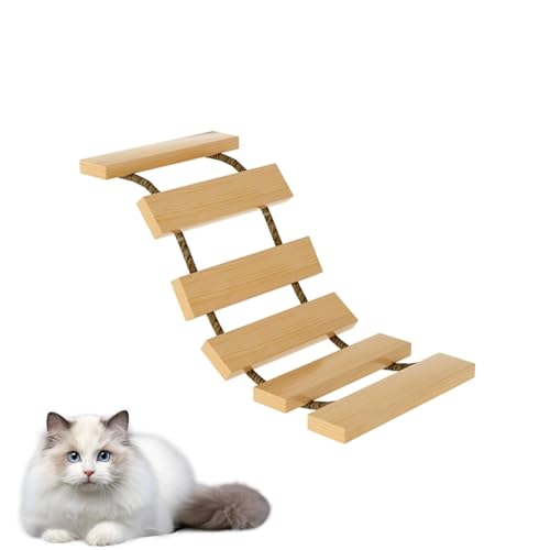 LKPMGOA Katzen-Wandmöbel, Eck-Kletterregal, Sitzstangen, Katzenlaufstege für Die Wand, Frei Kombinierbar, zum Klettern, Spielen, Schlafen, Kratzen(58 * 20cm) von LKPMGOA
