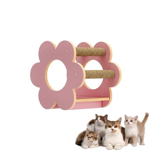 LKPMGOA Katzenwandregale, Katzenregale und Sitzstangen für Die Wand, Kostenlose Selbstmontage, Einfache Montage(29 * 40cm) von LKPMGOA