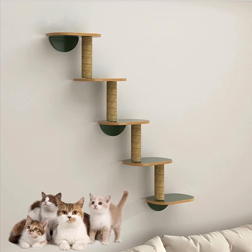 LKPMGOA Katzenwandregale, Katzenregale und Sitzstangen für Die Wand, Kostenlose Selbstmontage, Einfache Montage(30cm) von LKPMGOA