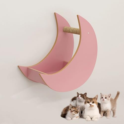 LKPMGOA Katzenwandregale, Katzenregale und Sitzstangen für Die Wand, Kostenlose Selbstmontage, Einfache Montage(44 * 65cm) von LKPMGOA