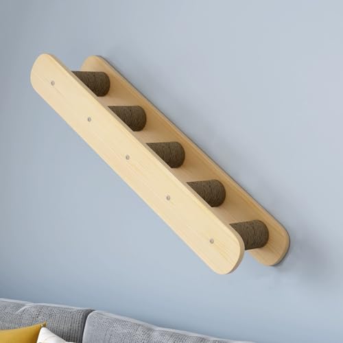 LKPMGOA Katzenwandregale, Katzenregale und Sitzstangen für Die Wand, Platzsparend, Verstärkte Platte, Frei Kombinierbar(90 * 20cm) von LKPMGOA