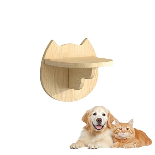 LKPMGOA Kletterregal für Wohnungskatzen, Katzenwandregale und Montierte Sitzstangen, Erweitern Sie Ihren Platz, Glatte Plattenoberfläche, Frei Kombinierbar(20 * 20cm) von LKPMGOA