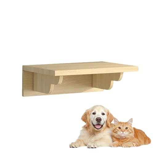 LKPMGOA Kletterregal für Wohnungskatzen, Katzenwandregale und Montierte Sitzstangen, Erweitern Sie Ihren Platz, Glatte Plattenoberfläche, Frei Kombinierbar(34 * 24 * 10cm) von LKPMGOA