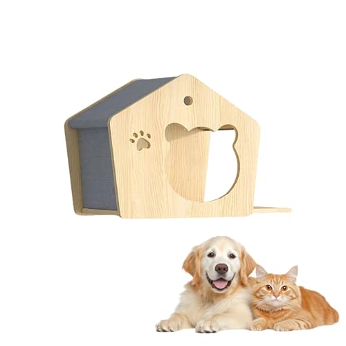 LKPMGOA Kletterregal für Wohnungskatzen, Katzenwandregale und Montierte Sitzstangen, Erweitern Sie Ihren Platz, Glatte Plattenoberfläche, Frei Kombinierbar(45 * 35 * 30cm) von LKPMGOA