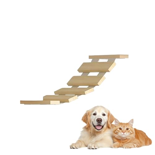 LKPMGOA Kletterregal für Wohnungskatzen, Katzenwandregale und Montierte Sitzstangen, Erweitern Sie Ihren Platz, Glatte Plattenoberfläche, Frei Kombinierbar(60 * 18cm) von LKPMGOA
