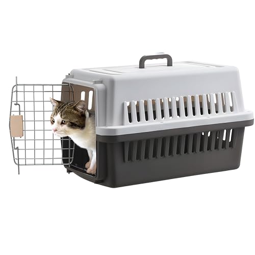 LLGJ - Spree C-00000009 Transportbox für Haustiere bis zu 6,8 kg, für Kleintiere, für Fluggesellschaften/Straßenreisen zugelassen, Kaffeebraun von LLGJ