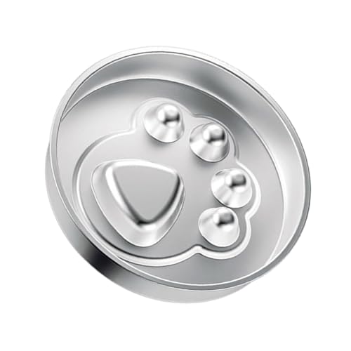 Edelstahl Slow Feeder Dog Bowl Anti Rutsch Rätsel Design Für Kleine Rassen Und Katzen Zum Verhinderung Eines Schnellen Essens Aus Rostfreiem Stähle Langsame Futterhundeschale von LLHCF