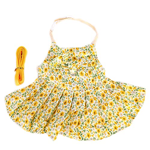 Geschirr- und Leine-Set, Kleidung, Meerschweinchen, Weste, niedliches Kleid für kleine Haustiere, Hamster, Meerschweinchen und Leine, Set zum Spazierengehen, ausbruchsicher, Urlaubskleid, groß Geschirr- und Leine-Set, Kleidung, Meerschweinchen, Weste, niedliches Kleid für kleine Haustiere, Hamster, Meerschweinchen und Leine, Set zum Spazierengehen, ausbruchsicher, Urlaubskleid, groß von LLHCF