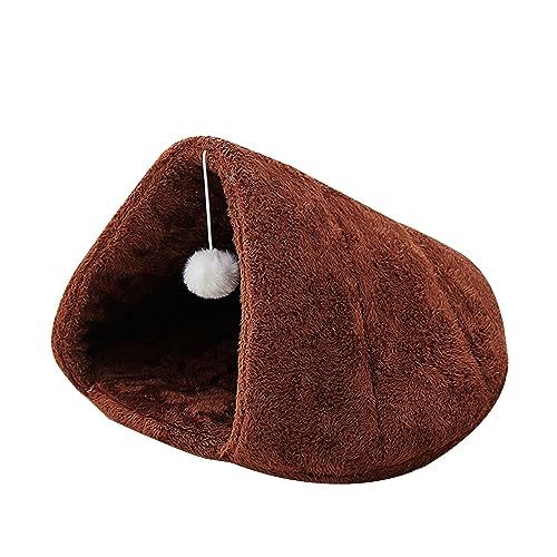 Haustierzelt in Tipi-Form, weiches Bett für kleine Hunde und weiches Plüsch, maschinenwaschbar, Höhle und Hundehütte von LLHCF