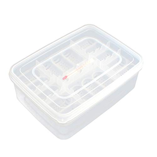 Zuchtbox Sichtbarer Eierbrutkasten 16 Fächer Brutkasten für Schlange Schildkröte Schlüpfen Bartagamen Zubehör Treibholz Zubehör Heizkissen Tank Terrarium Pflanze Fake Zuchtbox Sichtbarer Eierbrutkasten 16 Fächer Brutkasten für Schlange Schildkröte Schlüpfen Bartagamen Zubehör Treibholz Zubehör Heizkissen Tank Terrarium Pflanze Fake von LLHCF