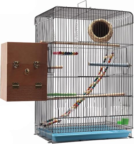Vogelkäfig, Vogelvoliere, Metall-Zuchtvogelkäfig, geeignet for stehende Vögel Vogelkäfig, Vogelvoliere, Metall-Zuchtvogelkäfig, geeignet for stehende Vögel von LLHTTDMBDFC