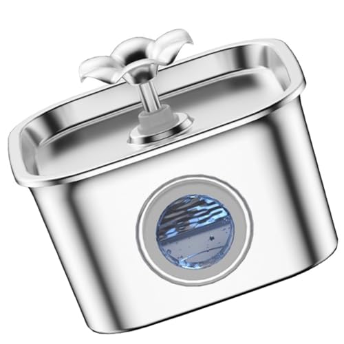 Automatische Katzen Trinken Brunnen Stille Hundesschale Edelstahl Wasserspender 2.6 L Wasserfilterspender Stille Haustierbrunnen Automatische Katzen Trinken Brunnen Stille Hundesschale Edelstahl Wasserspender 2.6 L Wasserfilterspender Stille Haustierbrunnen von LLINthy