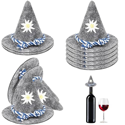 Eleganter Partyhut für Weinflaschen, stilvoller Filzhut für Haustier-Weinflaschen, bequem für verschiedene Größen, Partyausrüstung Eleganter Partyhut für Weinflaschen, stilvoller Filzhut für Haustier-Weinflaschen, bequem für verschiedene Größen, Partyausrüstung von LLINthy