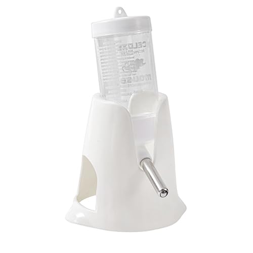 Hanging Pet Water Feeder Für Kleine Tiere Flasche Trinker Wasserspender Mit Einfacher Installation (weiß) Haustierwasserspender Set von LLINthy