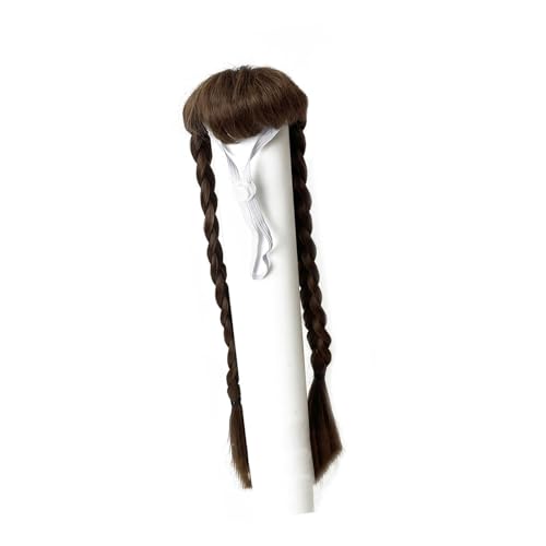 LLINthy Haustier Perücken Goosen Haarteil Kopfwears Pferdeschwanz/Braid Design Für Lebenslustige Tierhalter Und Entengäste Fotografie Party Kostüm LLINthy Haustier Perücken Goosen Haarteil Kopfwears Pferdeschwanz/Braid Design Für Lebenslustige Tierhalter Und Entengäste Fotografie Party Kostüm von LLINthy