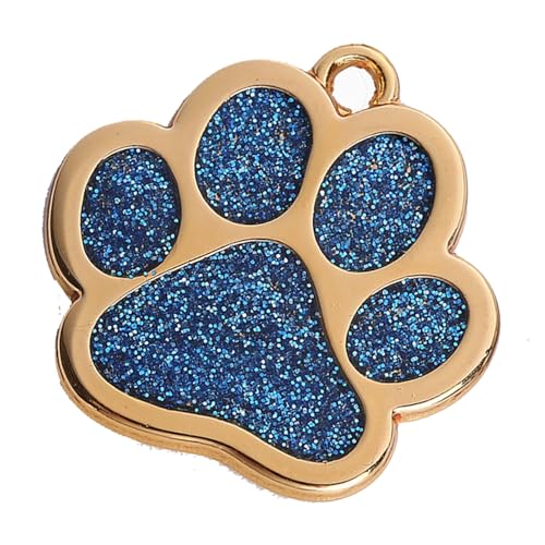 LLINthy Haustierkragen Blingbling Charme Für Hunde Katzen Animal Footprint Anhänger Mit Glitzernden Mehrfarbigen Zauberpfoten Katzen Kragen LLINthy Haustierkragen Blingbling Charme Für Hunde Katzen Animal Footprint Anhänger Mit Glitzernden Mehrfarbigen Zauberpfoten Katzen Kragen von LLINthy
