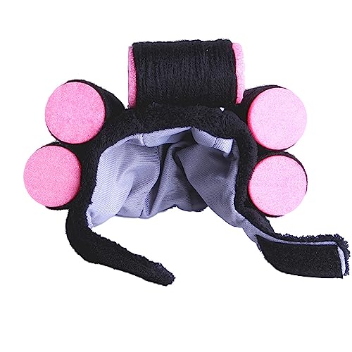 LLINthy Kätzchen Vermieter Kopfbekleidung Kostüm Haarwalzen Weichmaterial Verstellbarer Kopfbedeckung Für Cosplay Geschenke von LLINthy
