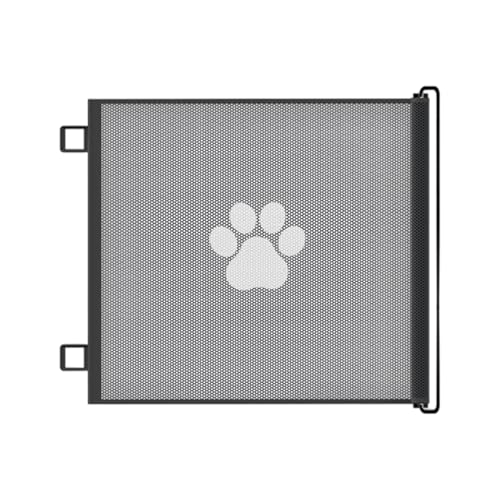 LLINthy Pet Gate Einstellbar Von Bis 51 Zoll Bohrbohrungen Erforderlich Hundekatzen Barriere Für Türen Sicherheit Pet Gate Weiße Moderne Barriere von LLINthy