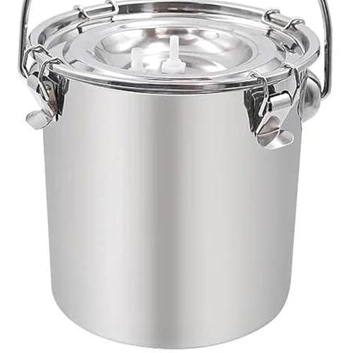 LLINthy Professionelle 3L/5L Milchsammlung Eimer Edelstahl Für Milchprodukte Proof Melking Maschinenteile LLINthy Professionelle 3L/5L Milchsammlung Eimer Edelstahl Für Milchprodukte Proof Melking Maschinenteile von LLINthy