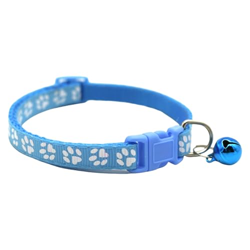 LLINthy Sichere Katzenkragen Mit Sanftem Klang Und Verstellbarer Gürtel Für Haustierort Überwachung Freien Freien Für Hundekatzen Katzen Kragen Glocken von LLINthy