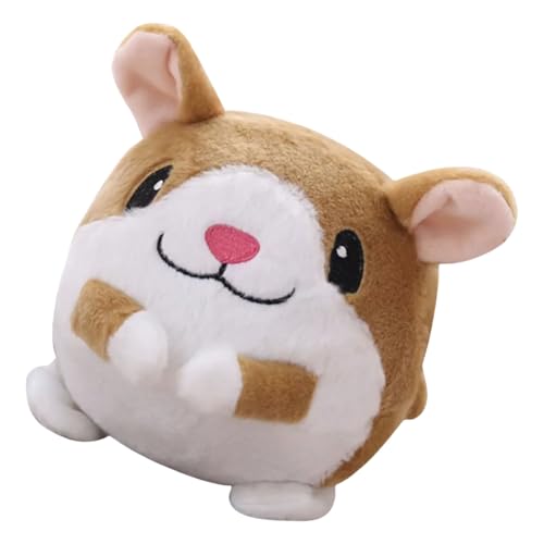 LLINthy Vibrierendes Plüschhamster Hund Spielzeug Mit Interaktivem Sprung Und Sound Necken Ballspaß Übungsspielzeug Spricht Haustier LLINthy Vibrierendes Plüschhamster Hund Spielzeug Mit Interaktivem Sprung Und Sound Necken Ballspaß Übungsspielzeug Spricht Haustier von LLINthy