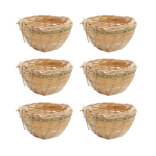 LLINthy Vogelschutz Für Schlüpfen Der Zucht Atmungsable Struktur Hanging Haken Für Outdoor Vogel Lebensraum Natürlicher Stil Käfigzubehör von LLINthy
