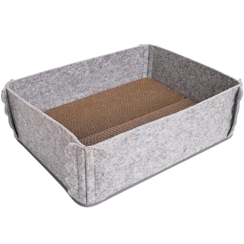 Multifunktionale Katzen Möbel Kratzer Nach Atmungsaktivem Wellblatt Räumlich Rettend Hausbett Für Innenräume Verwenden Kratzerbett Multifunktionale Katzen Möbel Kratzer Nach Atmungsaktivem Wellblatt Räumlich Rettend Hausbett Für Innenräume Verwenden Kratzerbett von LLINthy