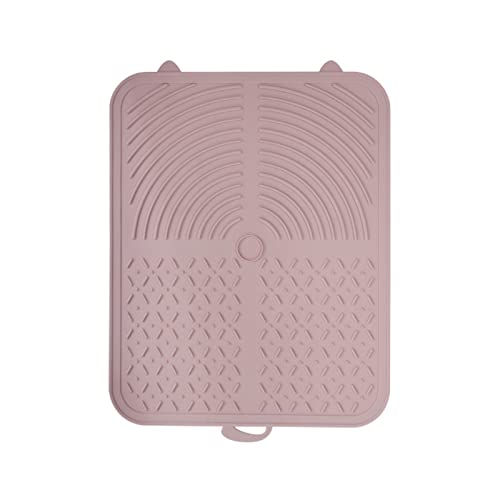 Pet Treat Mats Dog Lick Mat Hanging Hoop For Slow Feeder Silicone Licking Pad Enrichment Feeding Toy Dishwasher Safe von LLINthy