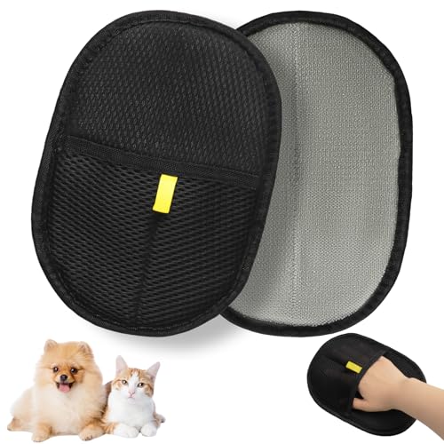 LLMSIX Tierhaarentfernungshandschuh für Katzen und Hunde, elektrostatischer Tierhaarentferner, Fellpflege-Handschuh, wiederverwendbar, Werkzeug zur Entfernung von Tierhaaren für Sofas, Teppiche, Möbel LLMSIX Tierhaarentfernungshandschuh für Katzen und Hunde, elektrostatischer Tierhaarentferner, Fellpflege-Handschuh, wiederverwendbar, Werkzeug zur Entfernung von Tierhaaren für Sofas, Teppiche, Möbel von LLMSIX