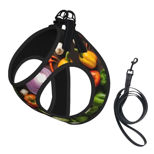 L Haustier-Leine, Hundegeschirr, kleine Größe, Einführung verschiedener Gemüsesorten, mit Schnalle, Hundebegleiter, Outdoor-Spaziergänge L Haustier-Leine, Hundegeschirr, kleine Größe, Einführung verschiedener Gemüsesorten, mit Schnalle, Hundebegleiter, Outdoor-Spaziergänge von LLOTPQ