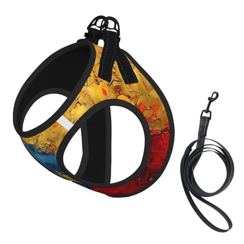 L Pet Leash Vest Hundegeschirr, kleine Größe, Flagge von Venezuela, mit Schnalle, Hundebegleiter, Outdoor-Hund L Pet Leash Vest Hundegeschirr, kleine Größe, Flagge von Venezuela, mit Schnalle, Hundebegleiter, Outdoor-Hund von LLOTPQ