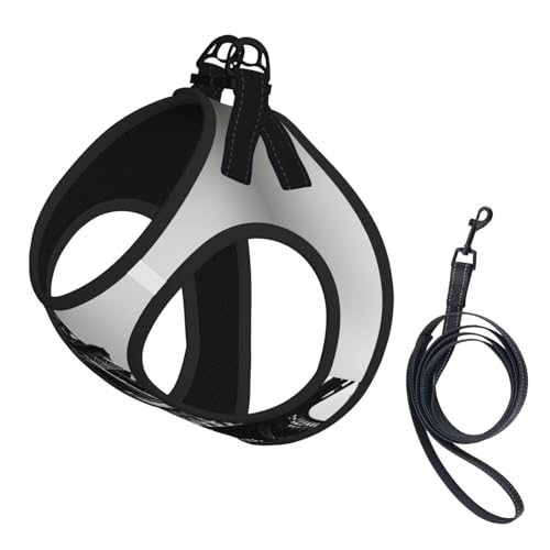 L Pet Leash Vest Hundegeschirr, kleine Größe, schwarzer Paris Eiffelturm-Druck, Leinen-Set mit Schnalle, Hundebegleiter, Outdoor-Spaziergänge L Pet Leash Vest Hundegeschirr, kleine Größe, schwarzer Paris Eiffelturm-Druck, Leinen-Set mit Schnalle, Hundebegleiter, Outdoor-Spaziergänge von LLOTPQ