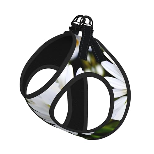 L Pet Leash Vest Hundegeschirr, kleine Größe, weiße Gänseblümchen, mit Schnalle, Hundebegleiter, Outdoor-Spaziergänge L Pet Leash Vest Hundegeschirr, kleine Größe, weiße Gänseblümchen, mit Schnalle, Hundebegleiter, Outdoor-Spaziergänge von LLOTPQ