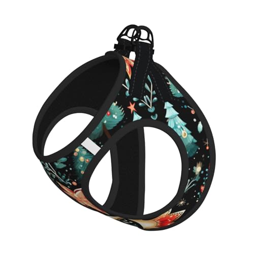 L Pet Leash Vest Hundegeschirr – kleine Größe, Weihnachtstag Druck Leine Set mit Schnalle, Hundebegleiter Outdoor Hund Gassi gehen L Pet Leash Vest Hundegeschirr – kleine Größe, Weihnachtstag Druck Leine Set mit Schnalle, Hundebegleiter Outdoor Hund Gassi gehen von LLOTPQ