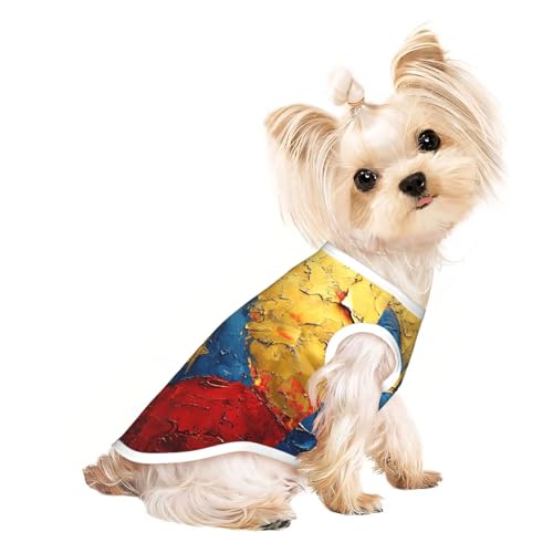 L Pet atmungsaktives ärmelloses T-Shirt – weiche Flagge von Venezuela, dehnbare Weste für kleine, mittelgroße Hunde und Katzen L Pet atmungsaktives ärmelloses T-Shirt – weiche Flagge von Venezuela, dehnbare Weste für kleine, mittelgroße Hunde und Katzen von LLOTPQ