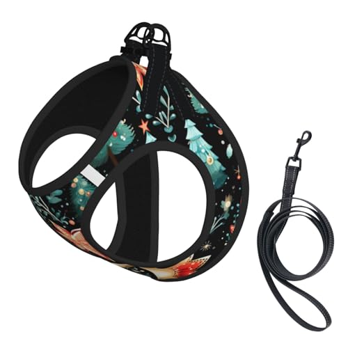 M Haustier-Leine, Hundegeschirr, kleine Größe, Weihnachtsdruck, Leinen-Set mit Schnalle, Hundebegleiter, Outdoor-Spaziergänge M Haustier-Leine, Hundegeschirr, kleine Größe, Weihnachtsdruck, Leinen-Set mit Schnalle, Hundebegleiter, Outdoor-Spaziergänge von LLOTPQ