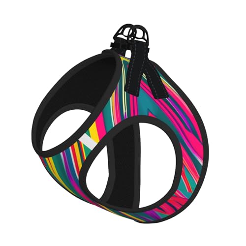 S Haustier-Leine, Hundegeschirr, kleine Größe, Regenbogen-Linien, bedruckt, Leinen-Set mit Schnalle, Hundebegleiter, Outdoor-Spaziergänge S Haustier-Leine, Hundegeschirr, kleine Größe, Regenbogen-Linien, bedruckt, Leinen-Set mit Schnalle, Hundebegleiter, Outdoor-Spaziergänge von LLOTPQ