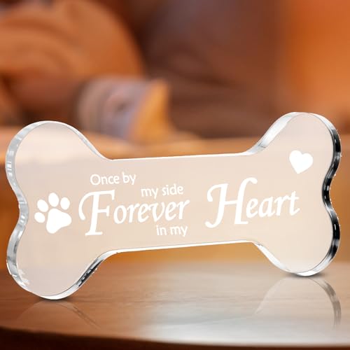 LLOUSSAK Haustier-Gedenkgeschenke, Beileidsgeschenk für Hunde, herzförmiges Gedenkgeschenk, Haustierverlust, Beileidsgeschenk, Acryl-Andenken für geschätzte Erinnerungen LLOUSSAK Haustier-Gedenkgeschenke, Beileidsgeschenk für Hunde, herzförmiges Gedenkgeschenk, Haustierverlust, Beileidsgeschenk, Acryl-Andenken für geschätzte Erinnerungen von LLOUSSAK