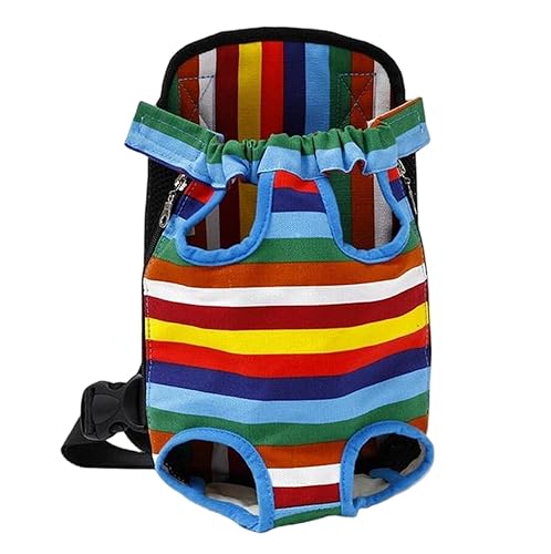 LLaviD Hunderucksack Haustierhundträger Rucksack Mesh Outdoor -Fahrt Atmungsaktives Schultergriff Taschen Für Kleine Hundekatzen Chihuahua-Regenbogen-XL LLaviD Hunderucksack Haustierhundträger Rucksack Mesh Outdoor -Fahrt Atmungsaktives Schultergriff Taschen Für Kleine Hundekatzen Chihuahua-Regenbogen-XL von LLaviD